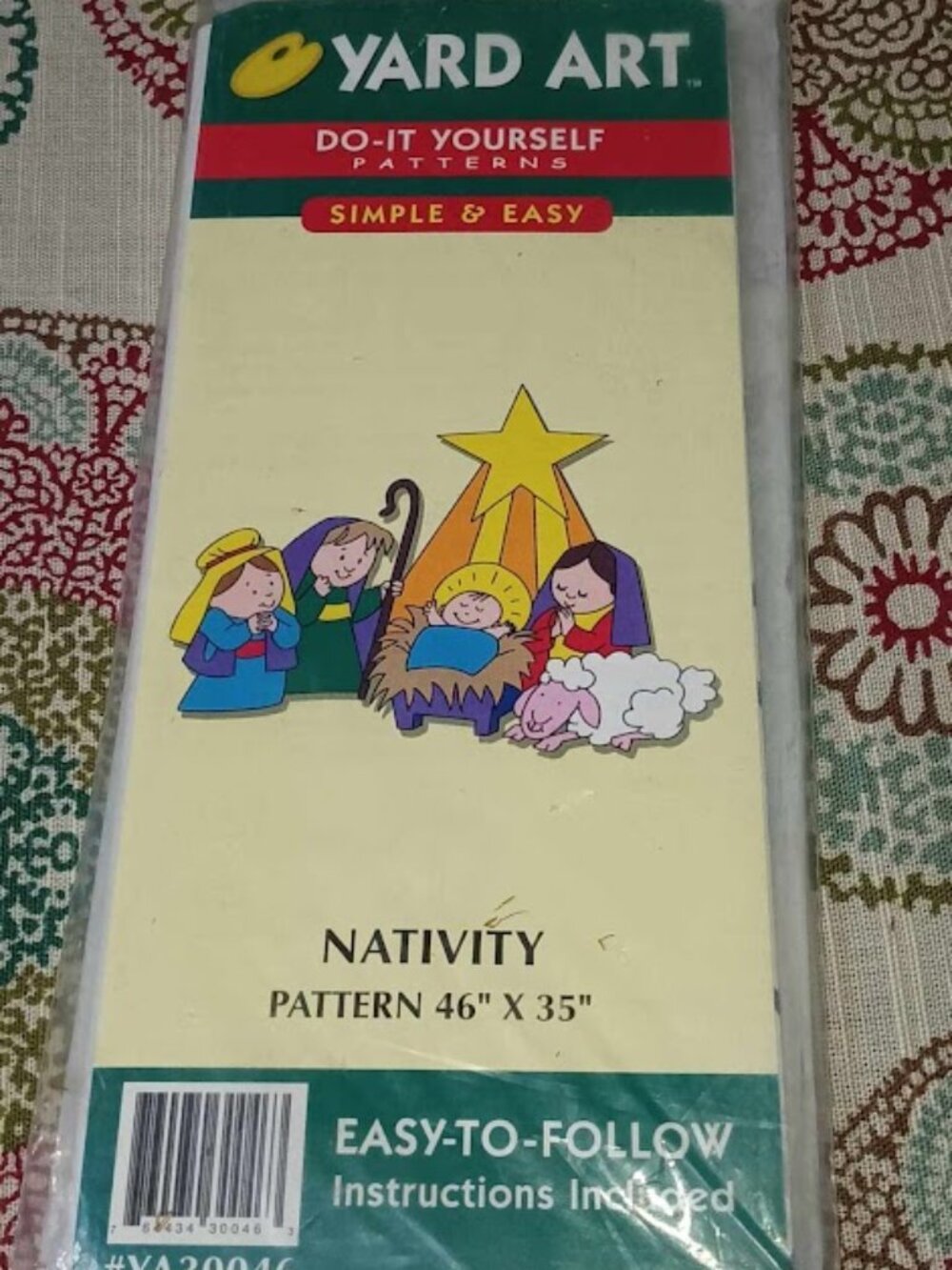 Yard Art DIY Pattern for Wood Nativity